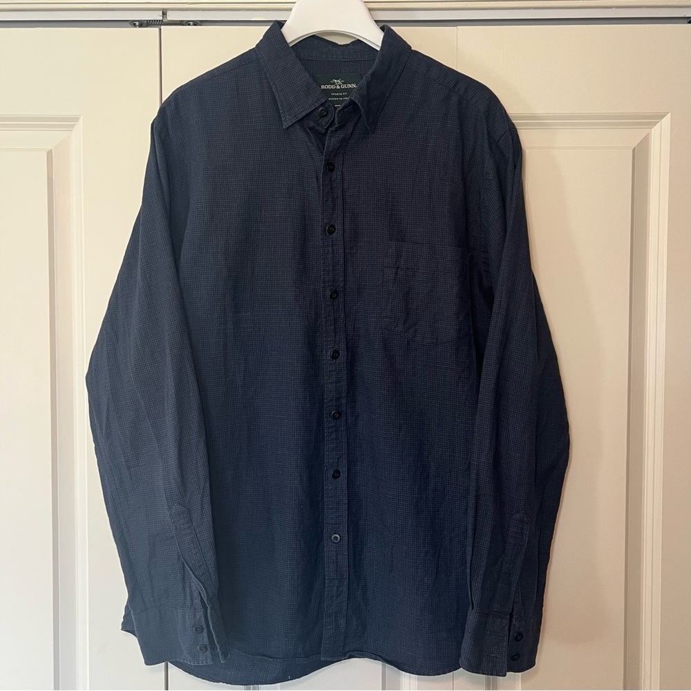 Rodd & Gunn Navy Button-Down Shirt